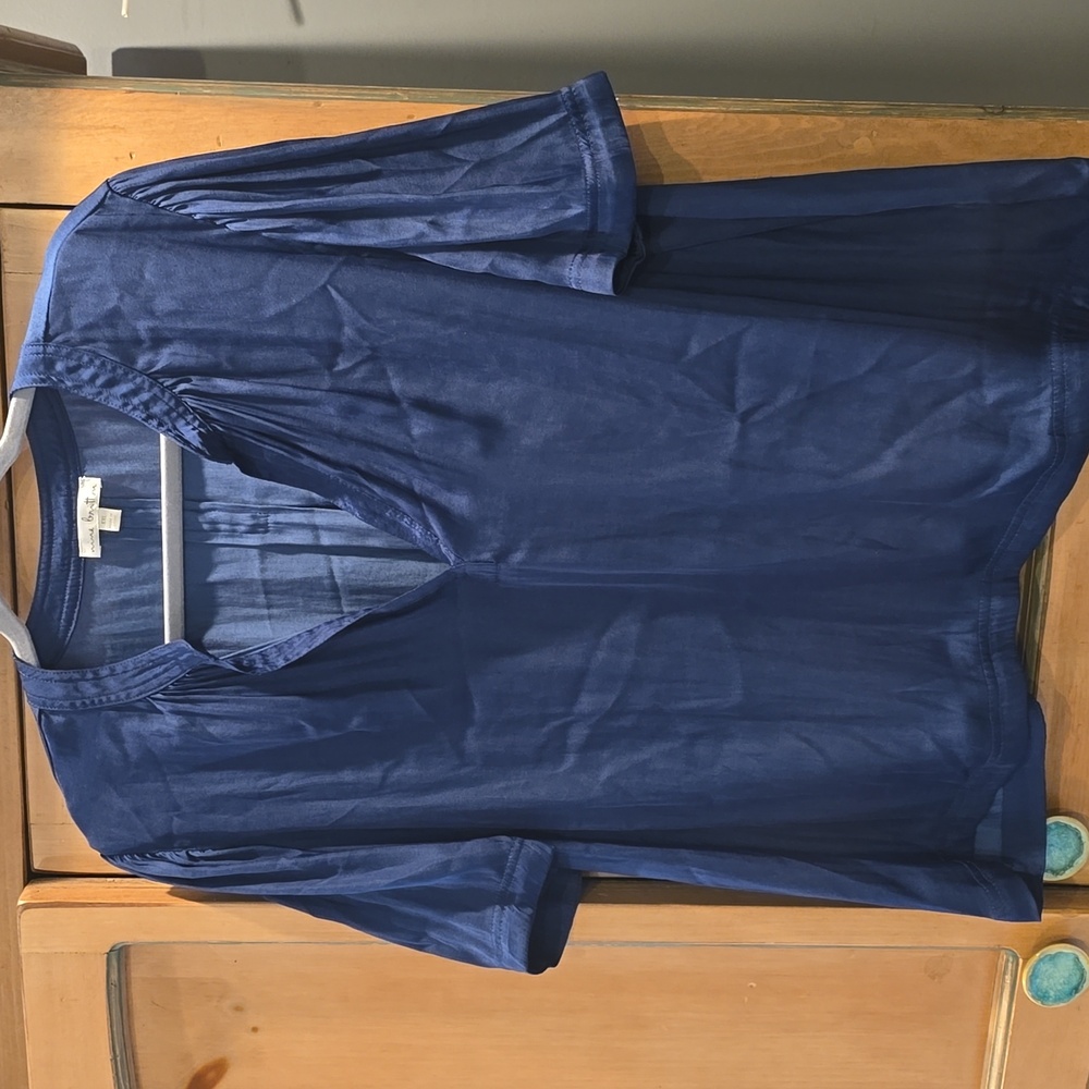 Nine Britton Turquoise Top